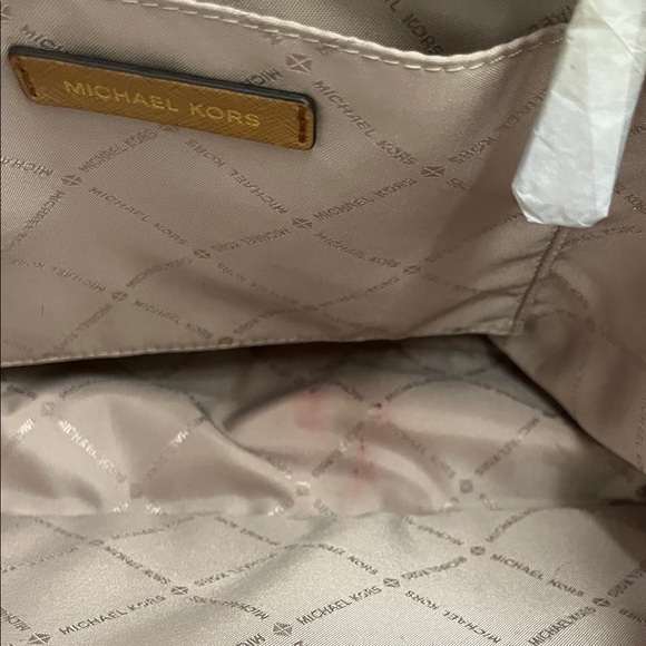 Michael Kors Tan and Brown Logo Tote - Picture 4 of 8